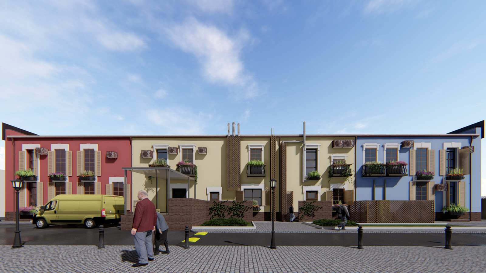 Архитектурный дизайн-проект "Французский Бульвар" в г. Волжский