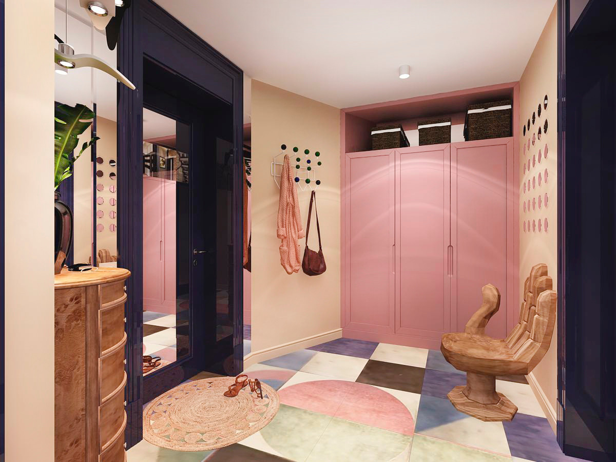 Яркая квартира для художницы