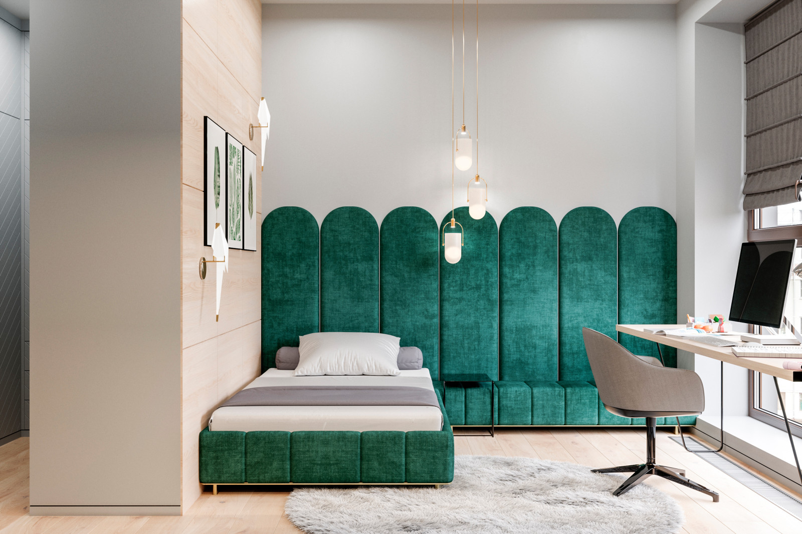 Стильный дизайн квартиры ЖК Редсайд