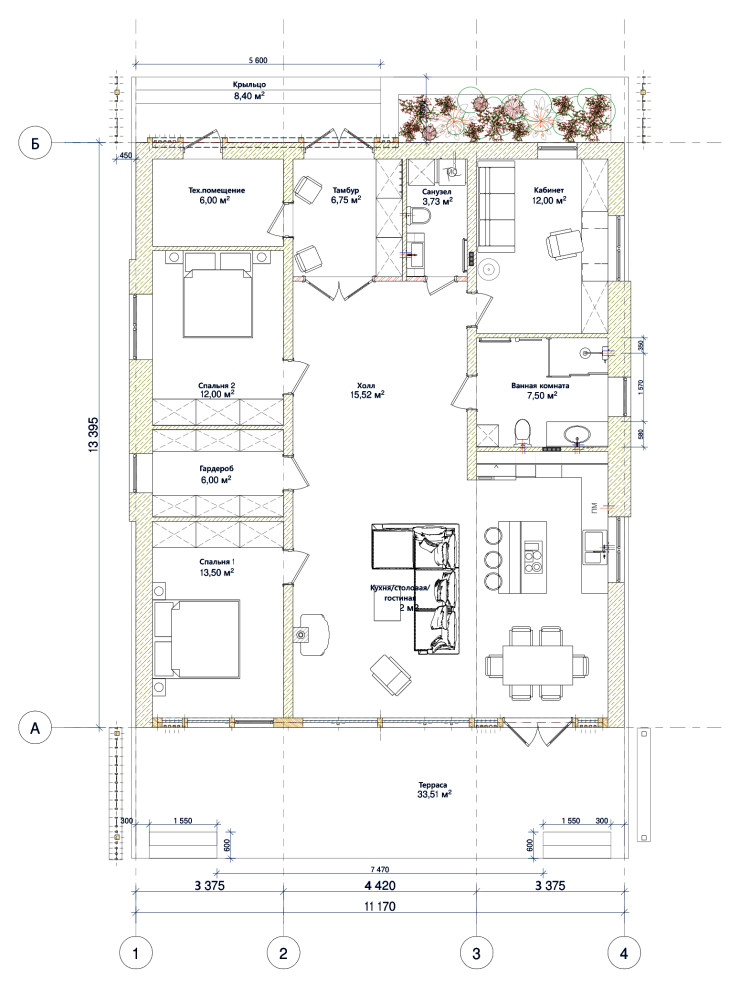 Дом в скандинавском стиле