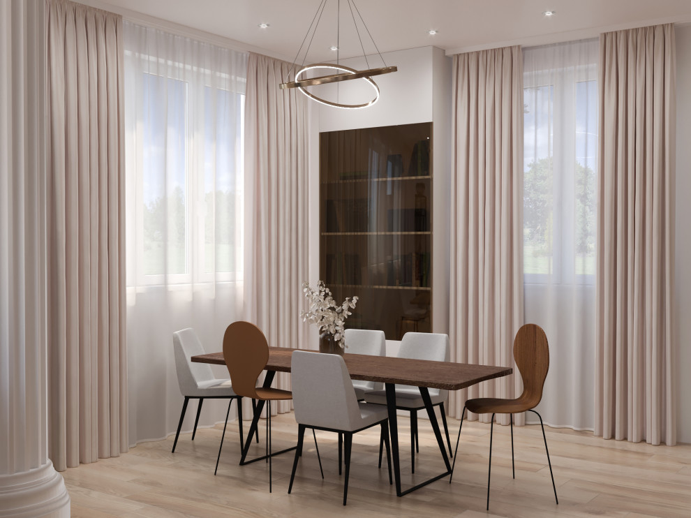 Обложка проекта: Современная кухня-гостиная