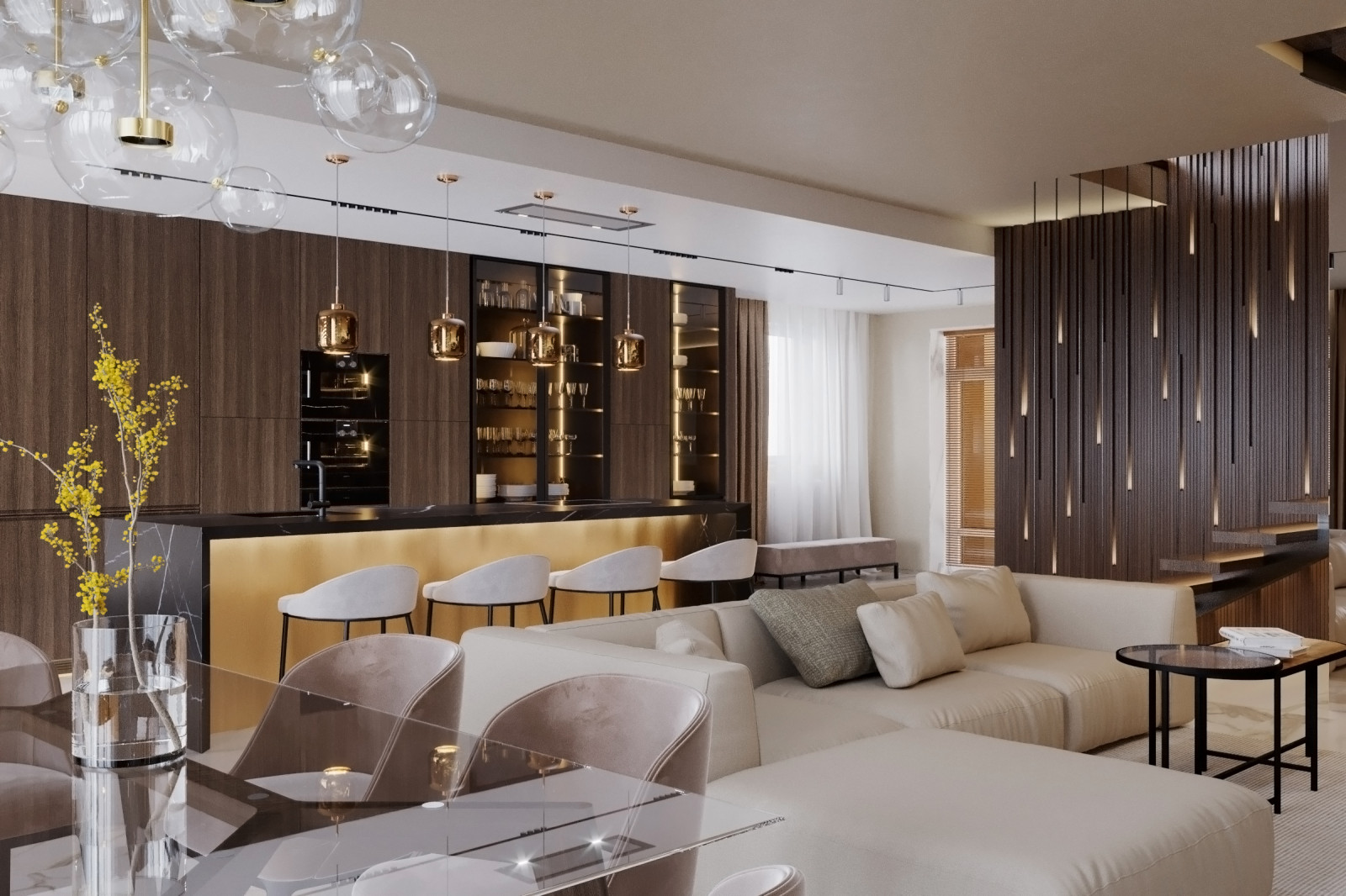 Кухня-гостиная