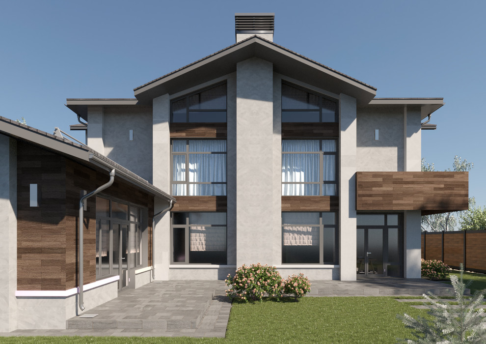 Жилой дом в поселке Слобода (экстерьер)