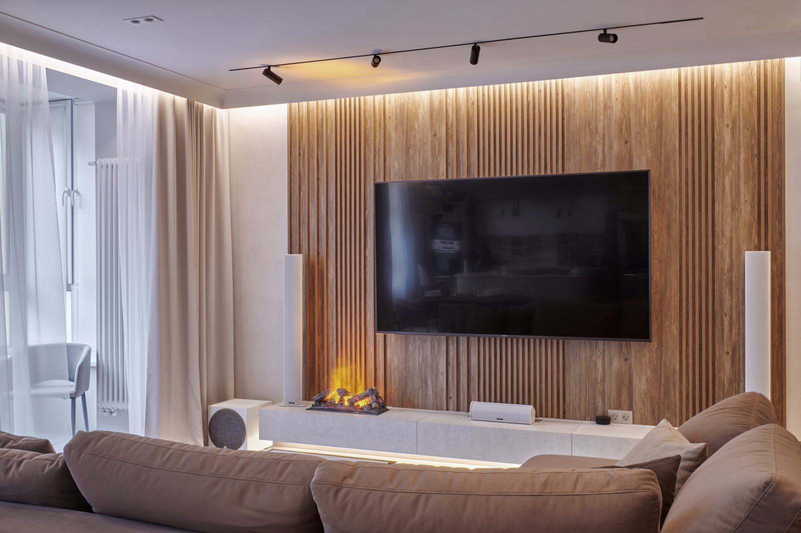 Кухня-гостиная 74 кв.м. 2020 г. Фотографии.