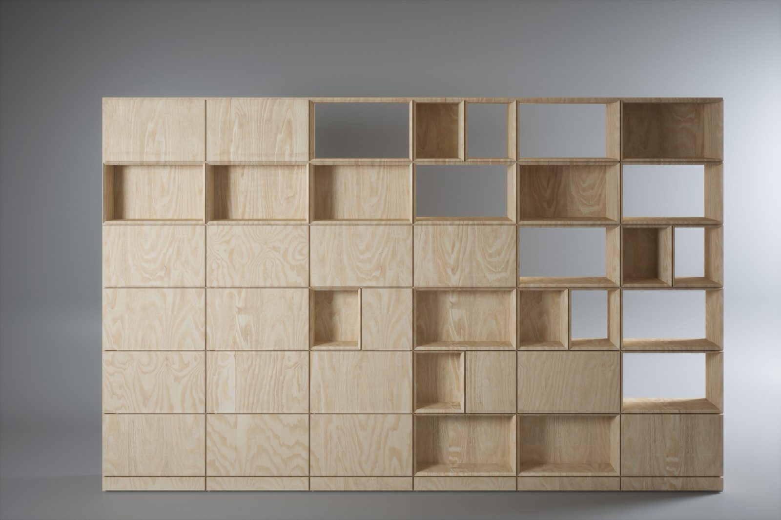 Bespoke Bookshelf - plywood