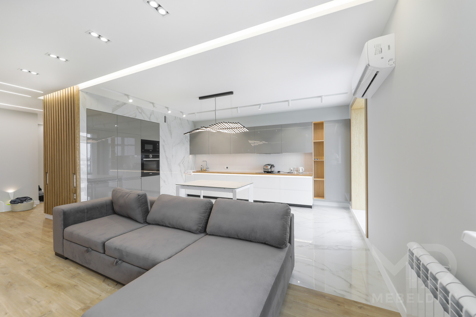 Мебель в стиле минимализм для квартиры 90м2