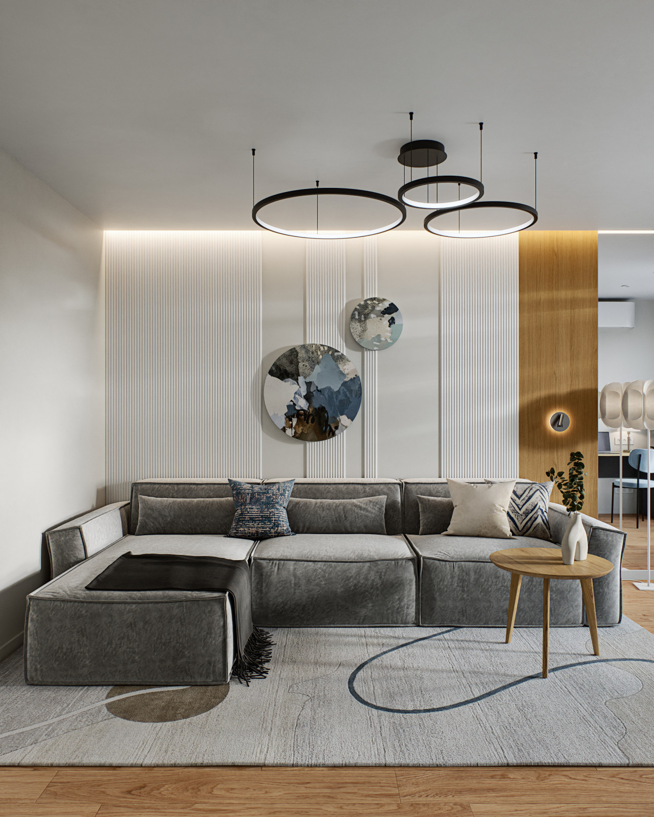 Обложка проекта: ЖК "Левобережье" 71 кв