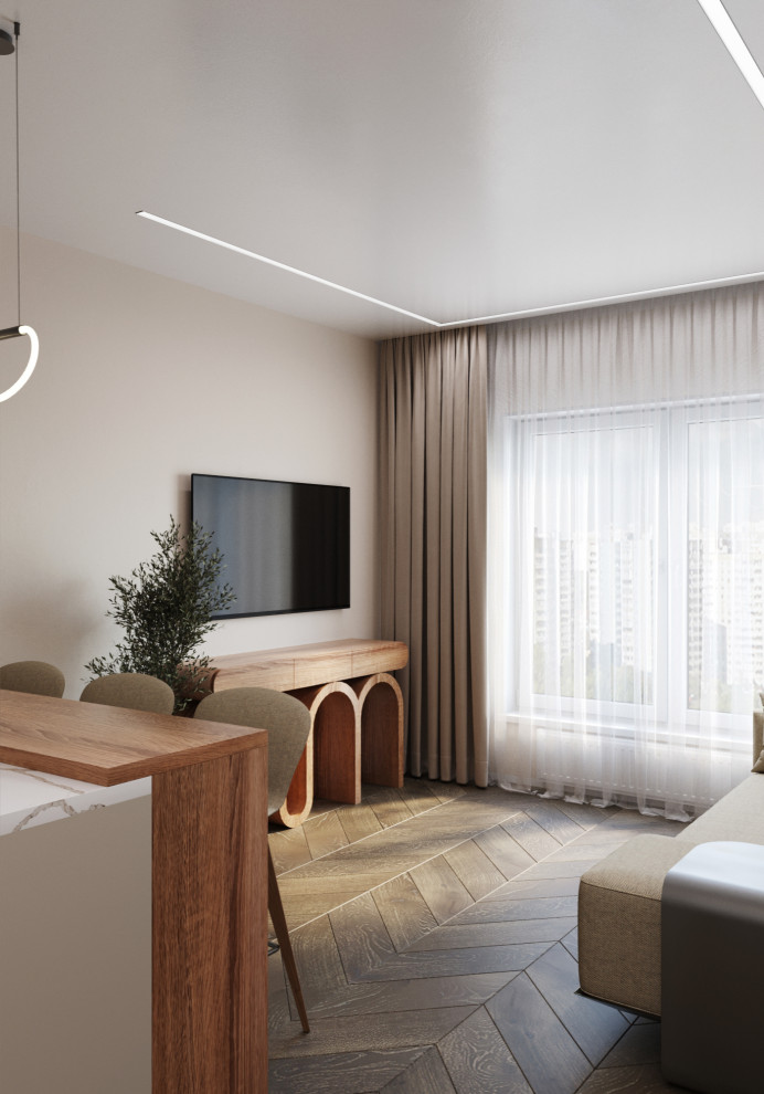 Минимализм в однокомнатной квартире