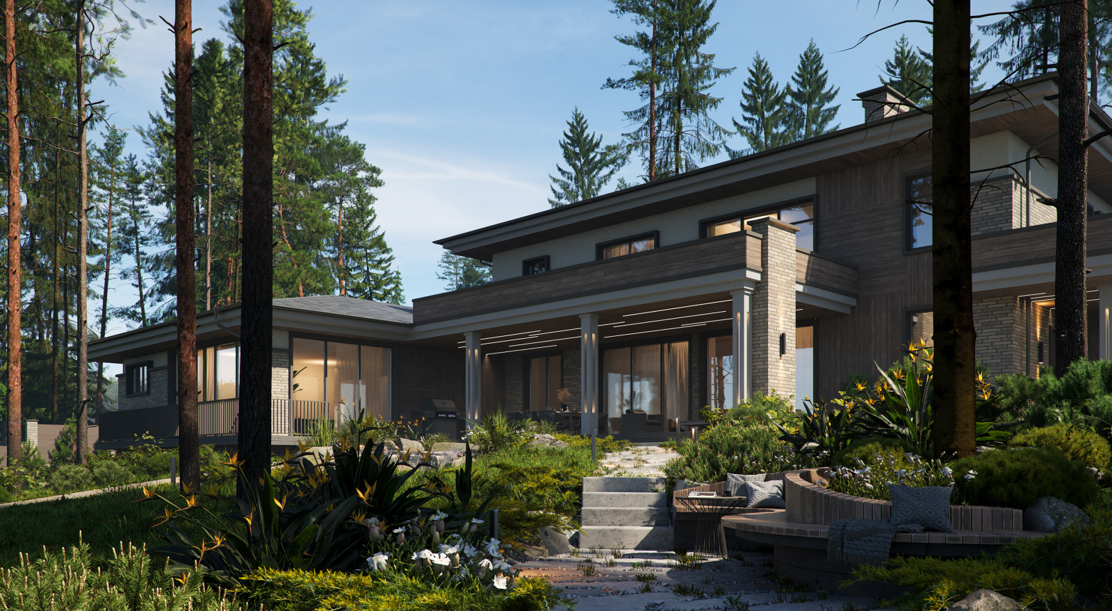 Усадьба в лесу