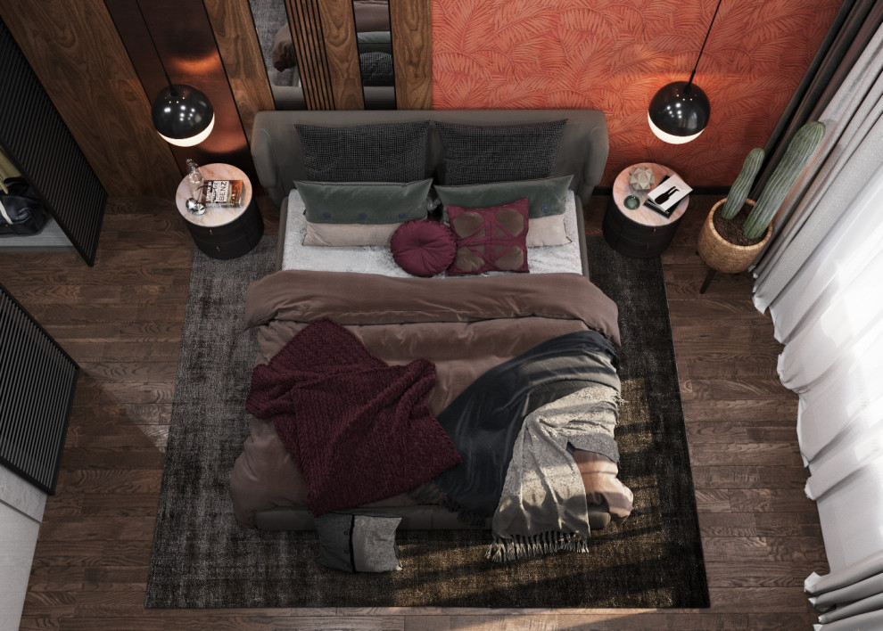 Спальня в ЖК "Бульварный переулок"