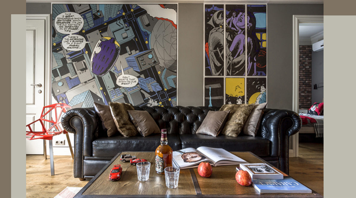 Обложка проекта: Комиксы на стенах