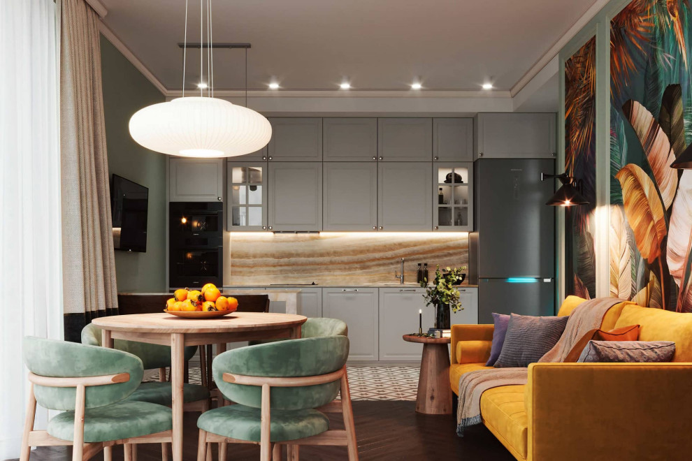 Дизайн и ремонт квартиры в ЖК «Джаз» — Природные мотивы