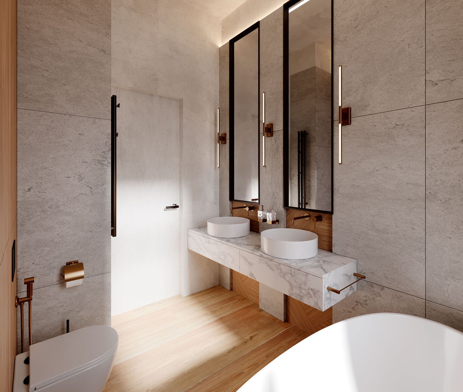 Интерьер квартиры в ЖК "Вест Гарден"