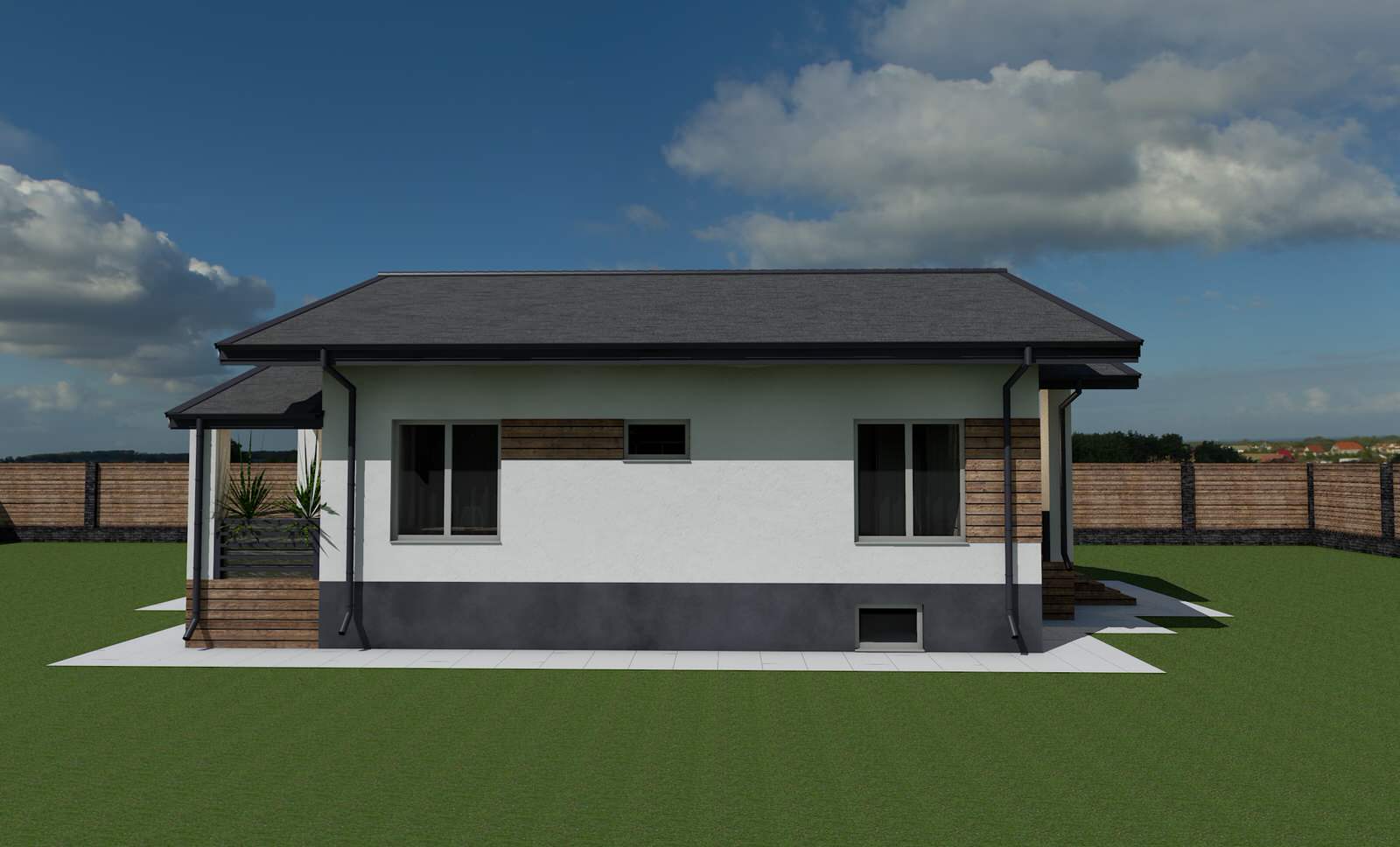 Дизайн-проект экстерьера дома 3