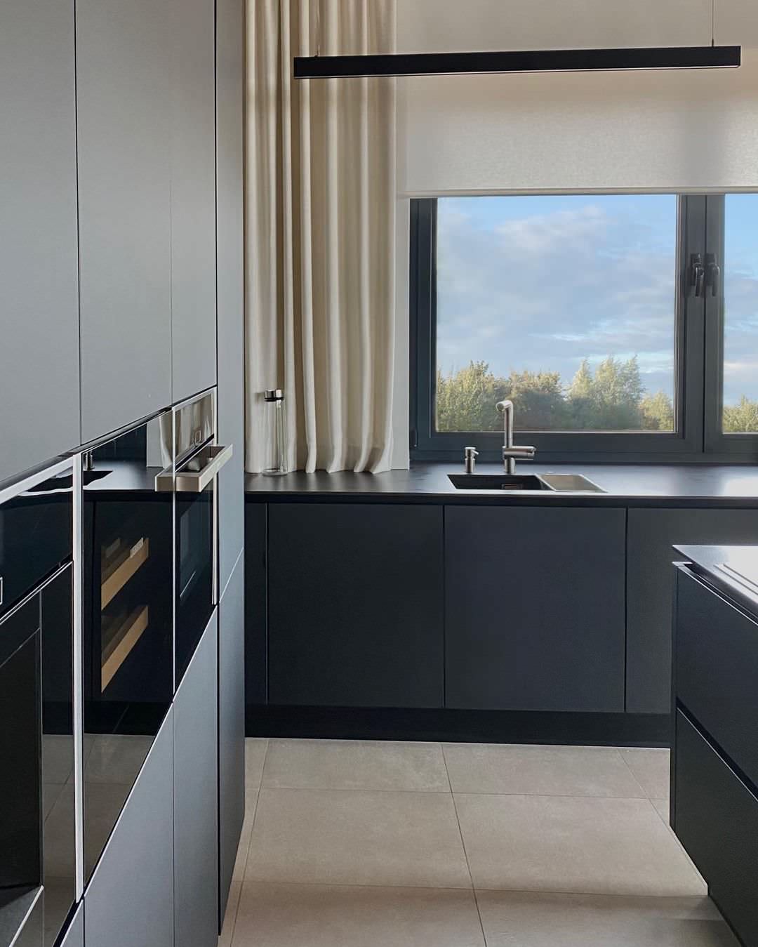 Кухня-гостиная в загородном доме