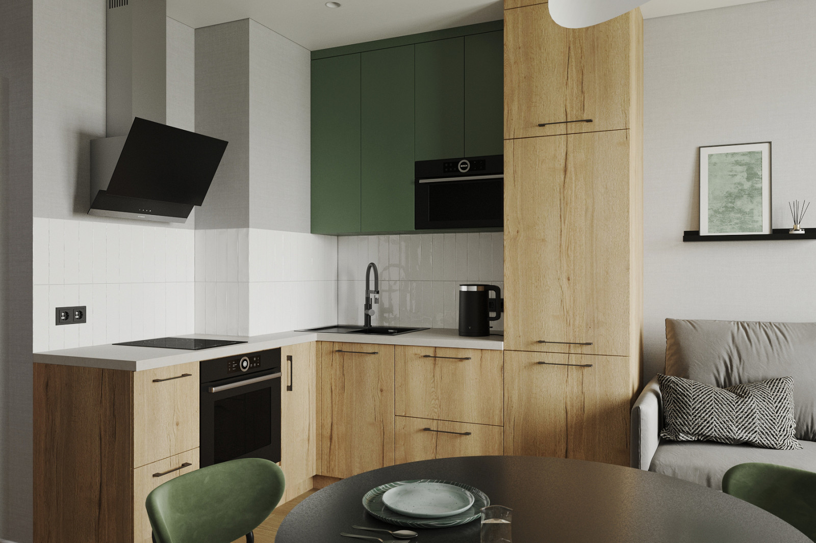 Двухкомнатная студия в ЖК "Новый горизонт". Новосибирск