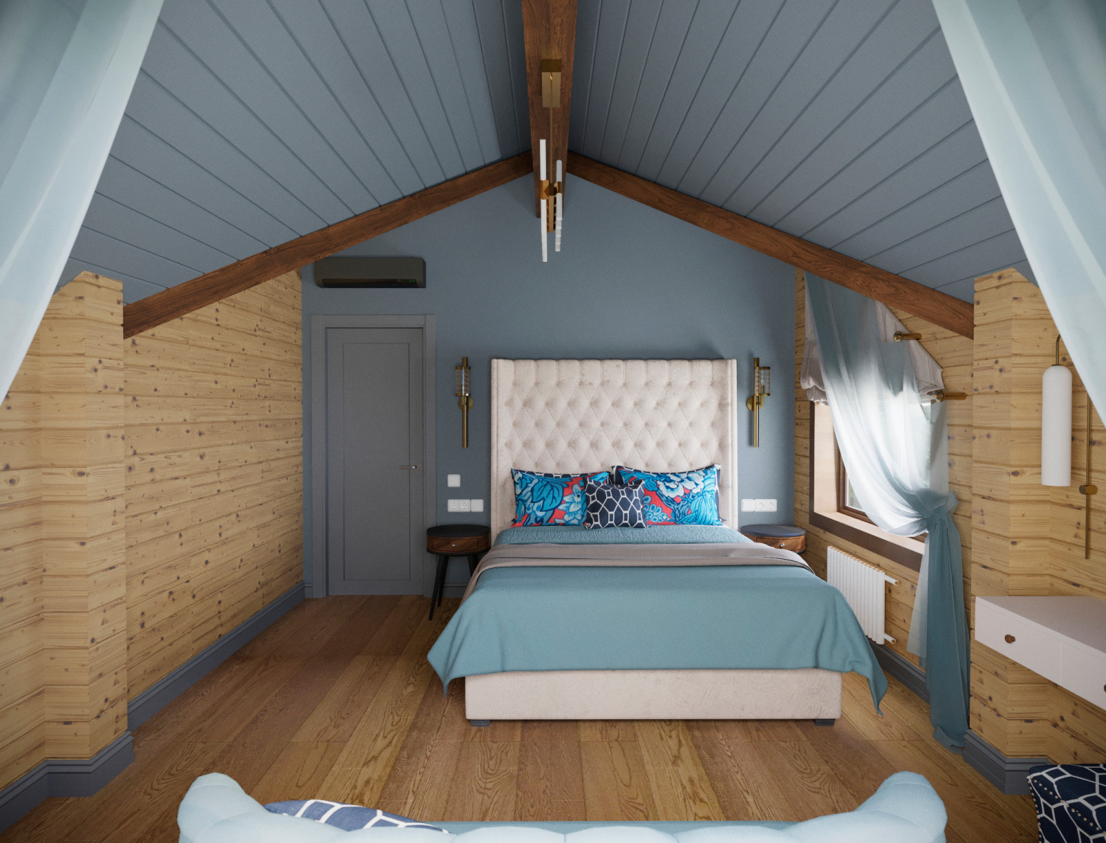 Обложка проекта: Дом из бруса в Подмосковье часть 2