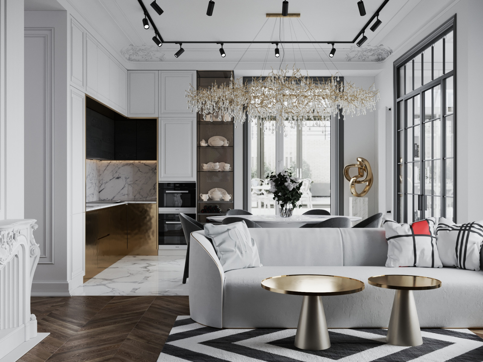 Кухня и обеденная зона