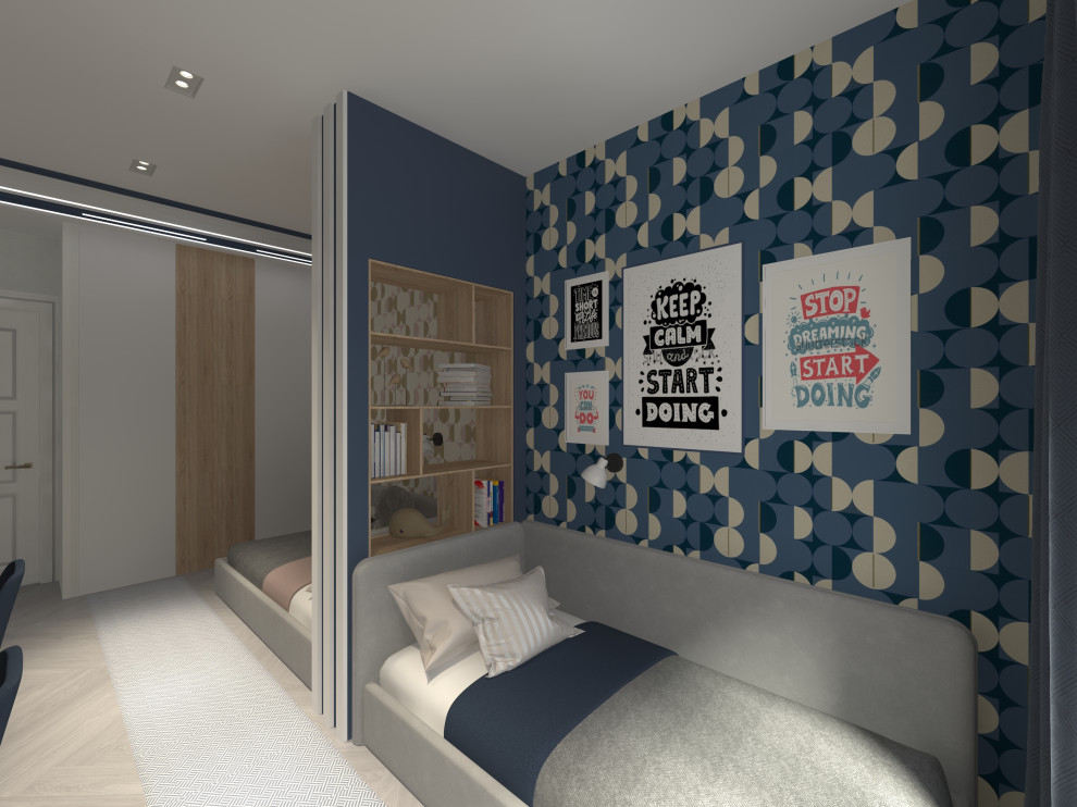 Детская в трехкомнатной квартире "Лик нежности" г. Москва