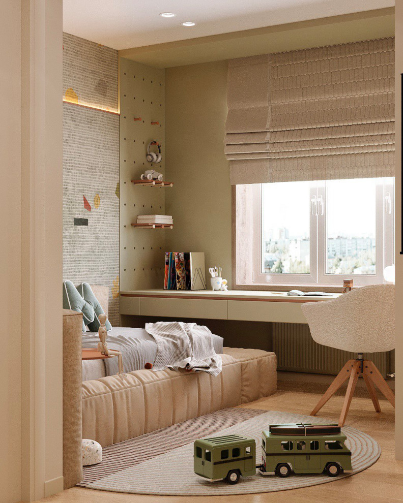 Современный интерьер для молодой семьи, 100 м2