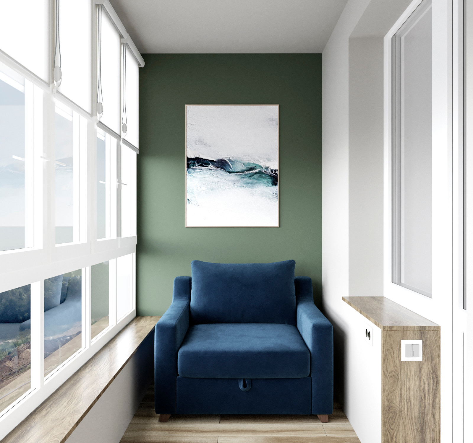 Проект 3-х комнатной квартиры для молодой семьи