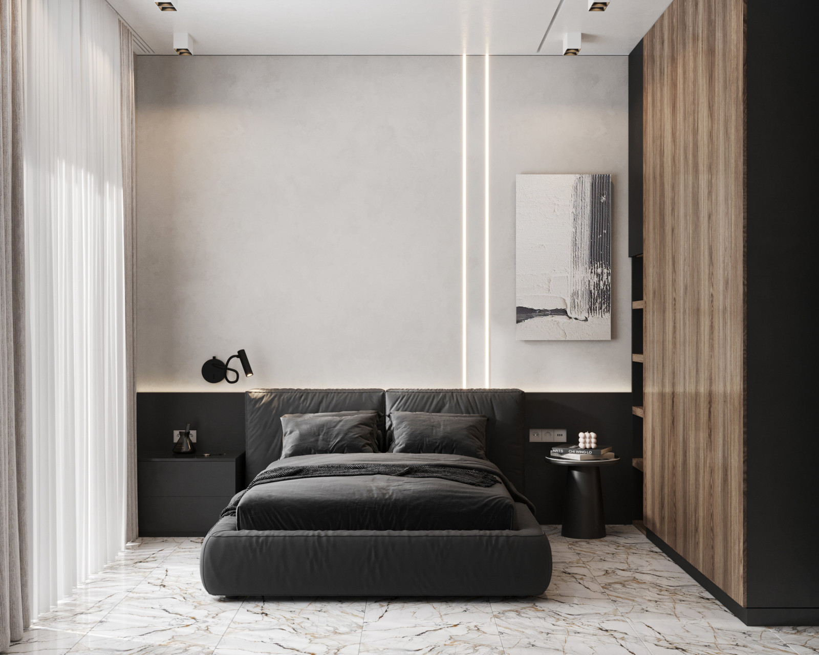 Загородный дом, минималистичный и строгий