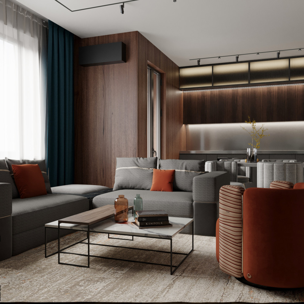 Дизайн проект квартиры в Искра парк 93кв м