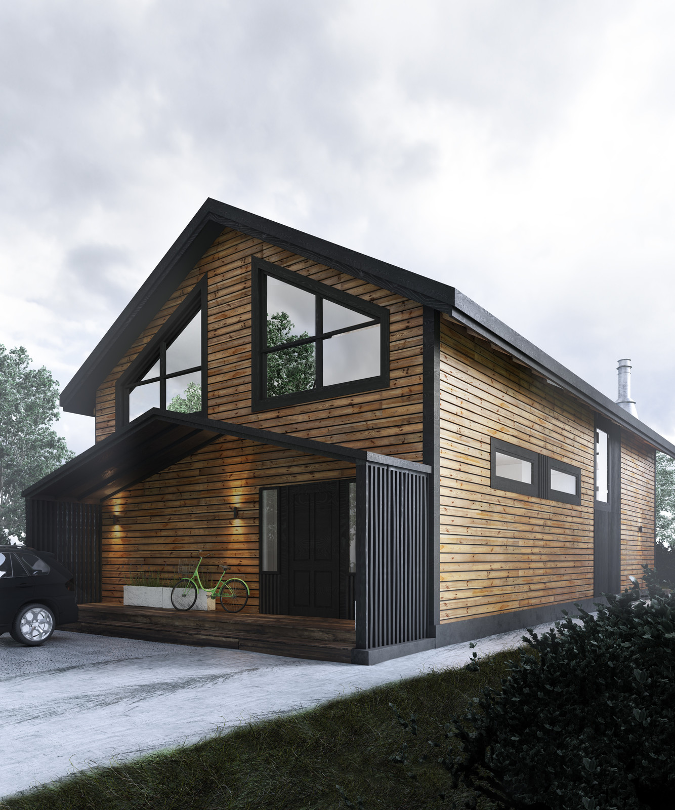 Загородный дом для молодой семьи