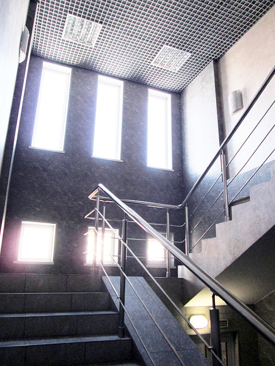 Офисы, кабинеты, лестничные марши, фасады