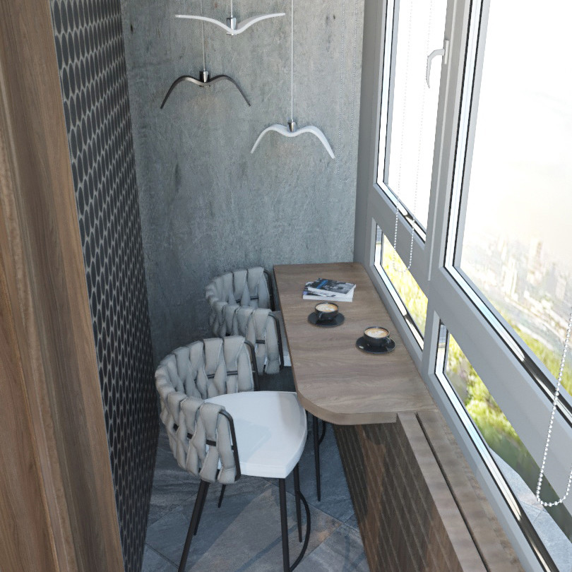 Современная квартира для пары с нотками уютного индастриала