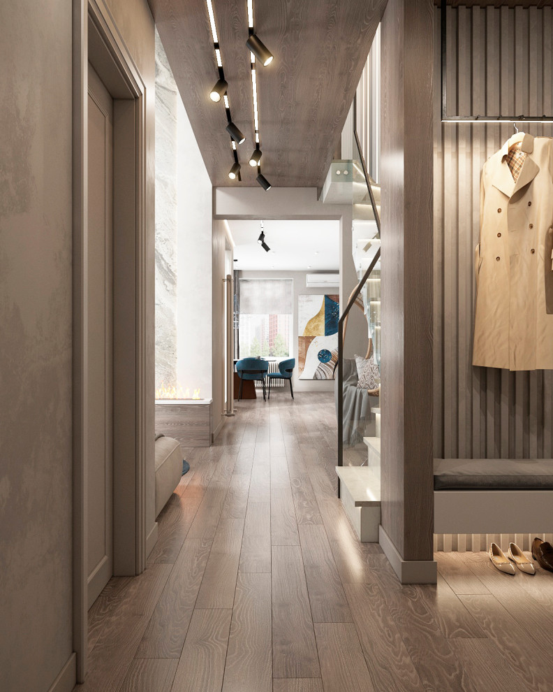 Квартира с вторым светом в современном стиле