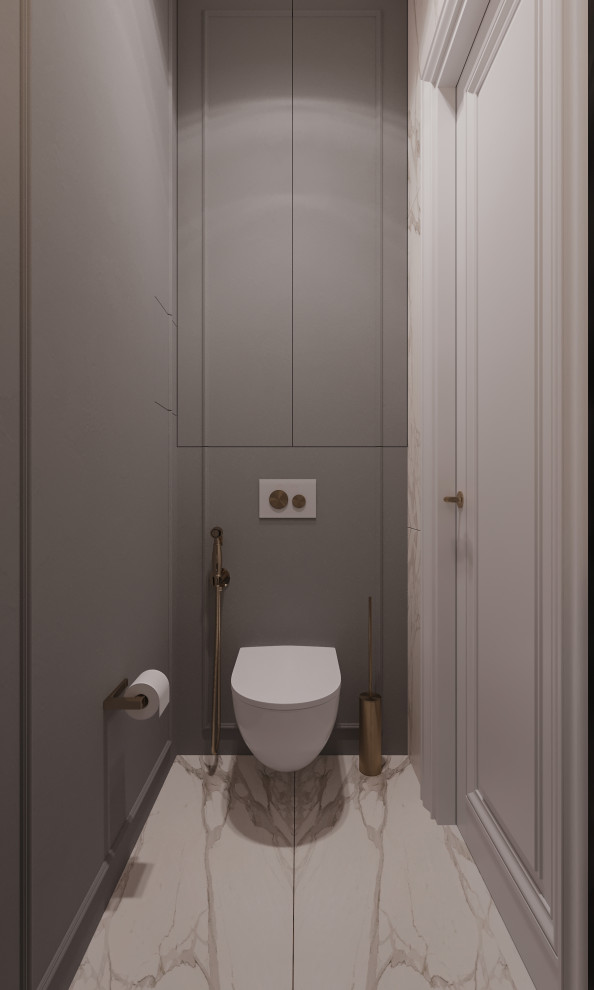 Дизайн небольшого гостевого санузла 1,7м2