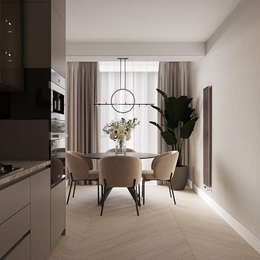 Обложка проекта: Кухня-гостиная, г.Казань