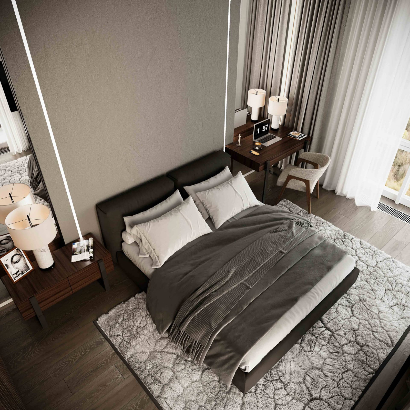 Дизайн и ремонт квартиры в ЖК «Кутузовская Ривьера» — Космос в городе