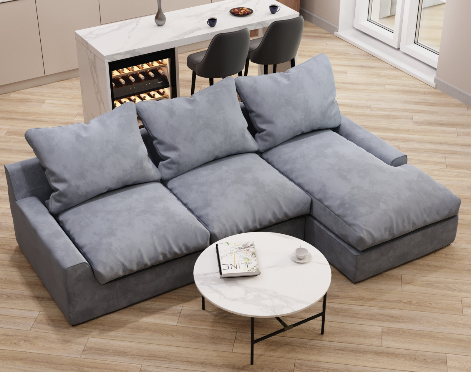 Кухня-гостиная