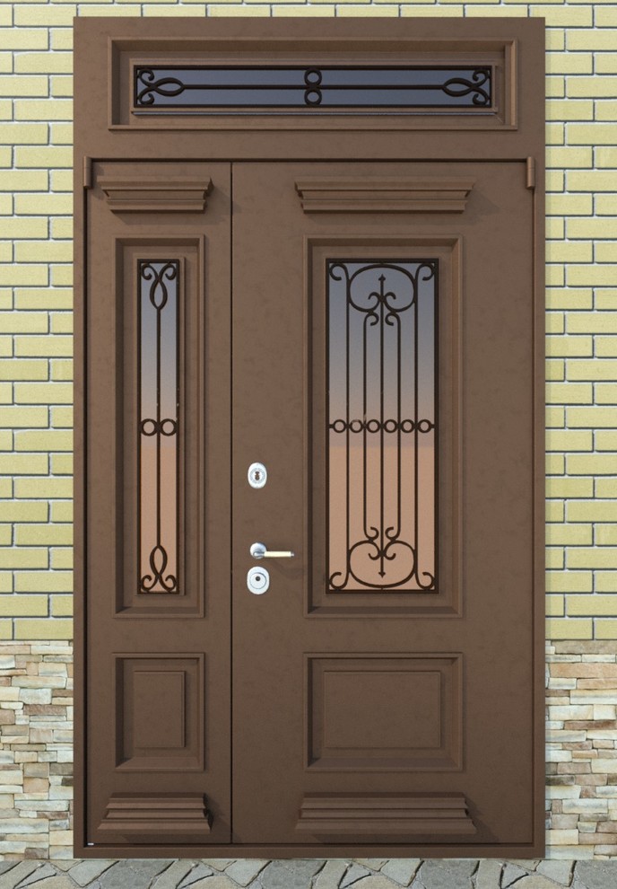 Обложка проекта: Входная группа с терморазрывом в коттедж