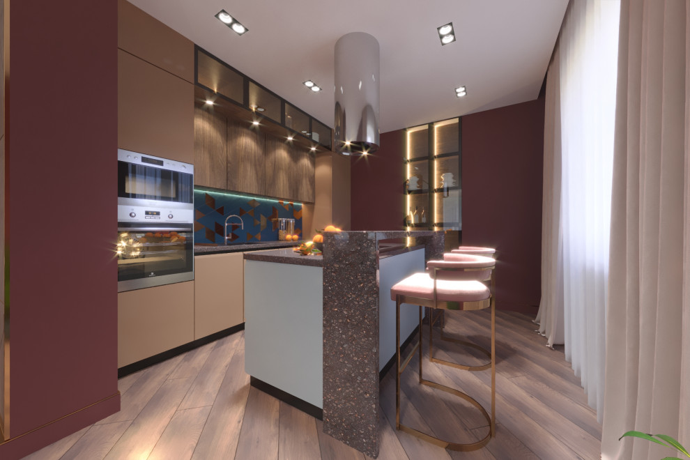 Дизайн-проект интерьера трехкомнатной квартиры.