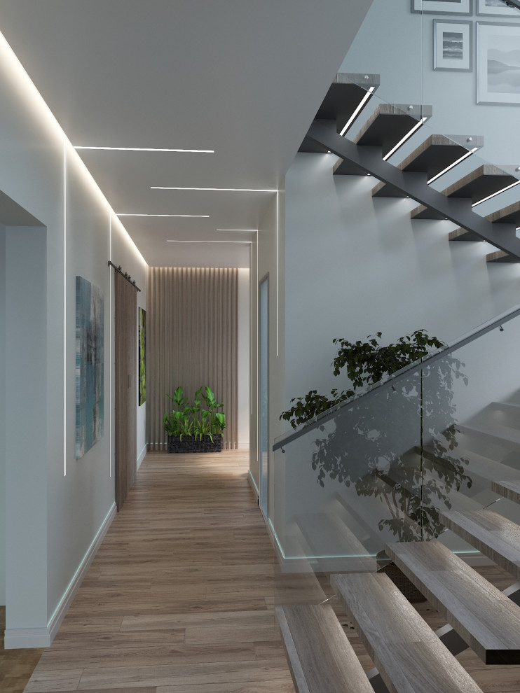 Дизайн интерьера двухэтажного жилого дома