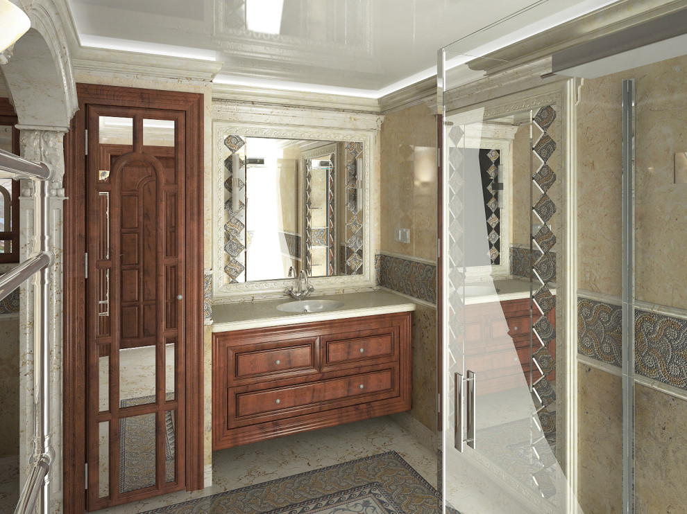 Ванна с римской мозаикой