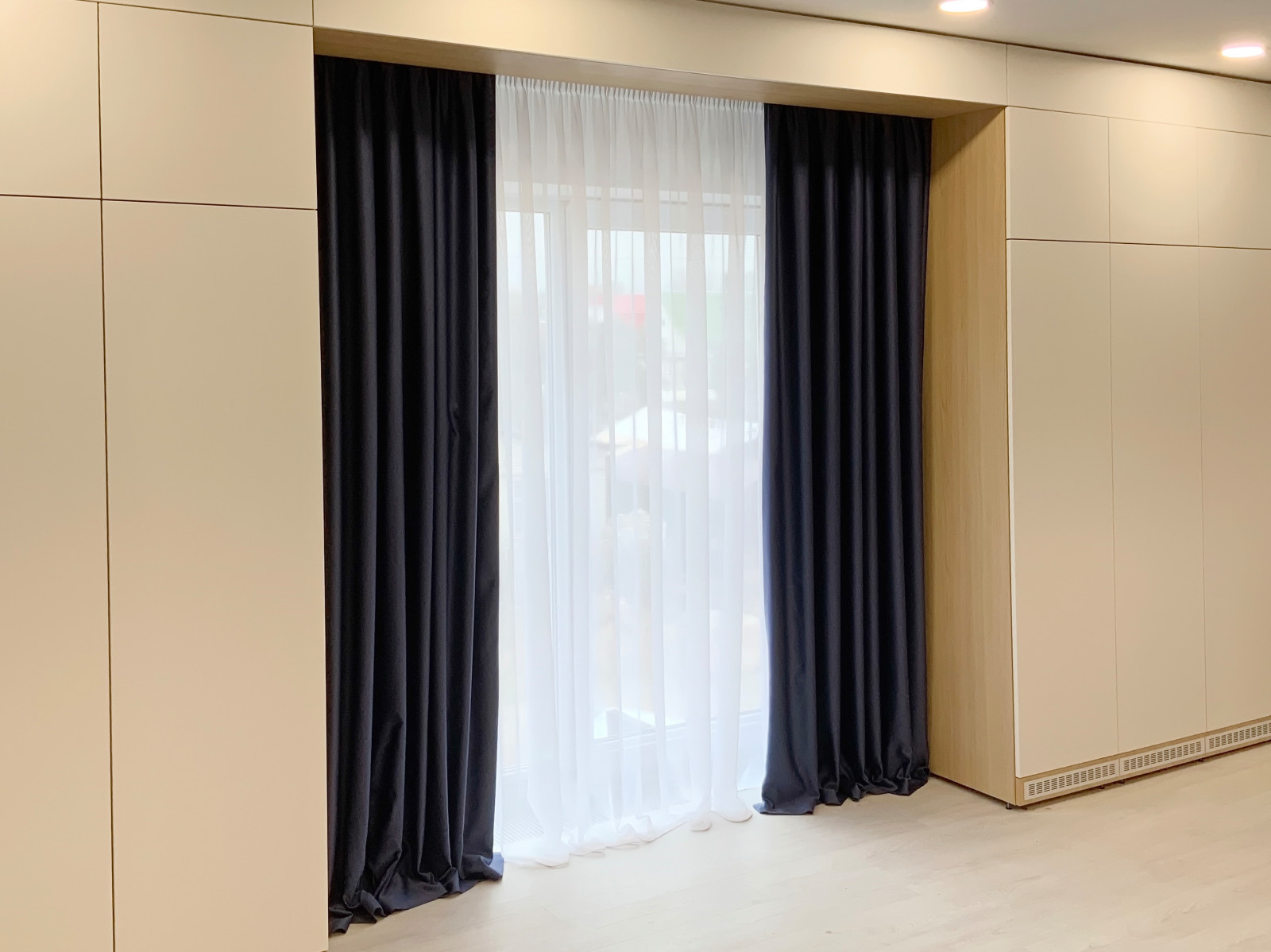 Шторы в спальную комнату частного дома - дизайн, пошив. монтаж.