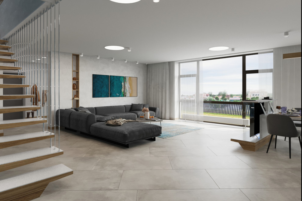 интерьер таунхауса