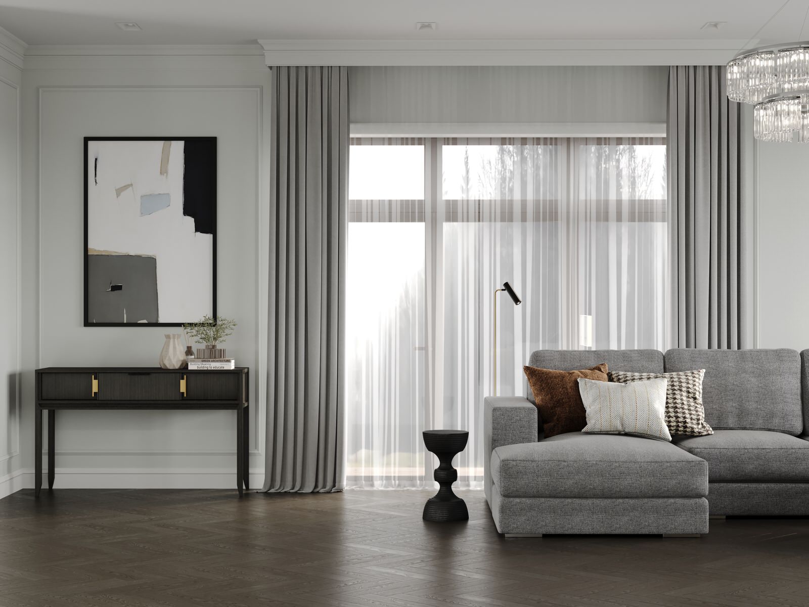 Дом с тиле неоклассика