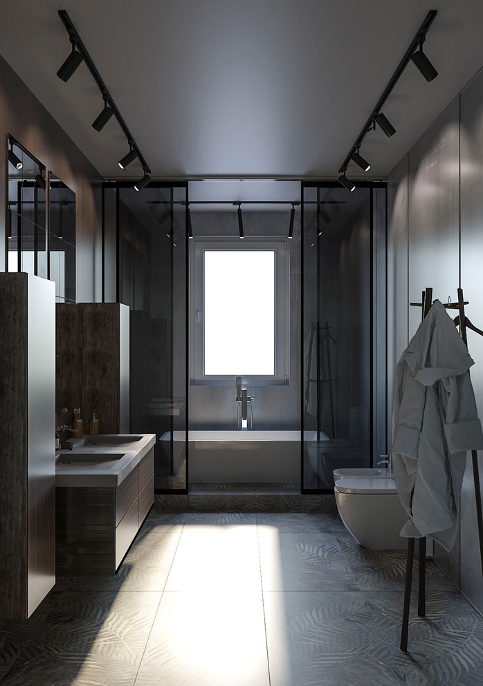 Обложка проекта: Проект ванной комнаты в стиле Loft