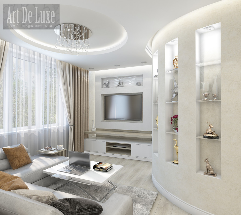 "Из однушки в двушку", Запольная 60, гостиная