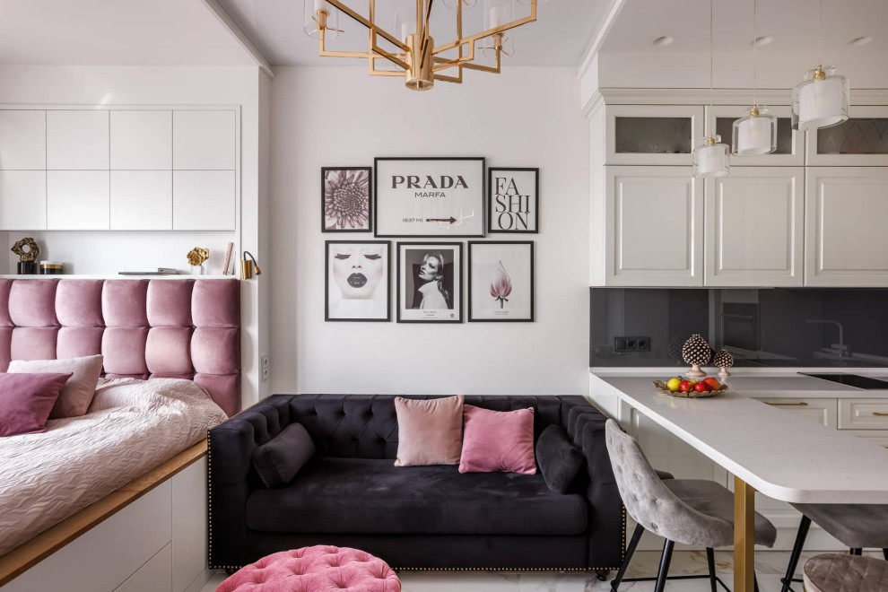 Дизайн и ремонт квартиры в ЖК «Хедлайнер» — Высокая мода