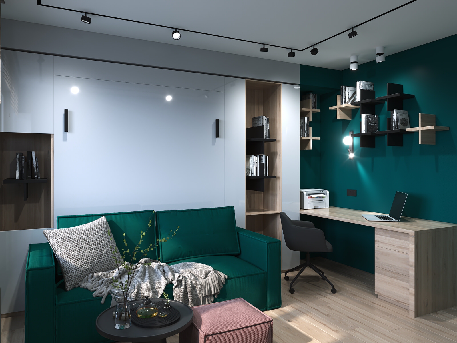 Жилая квартира для молодой семьи с ребенком, 51,64кв.м.