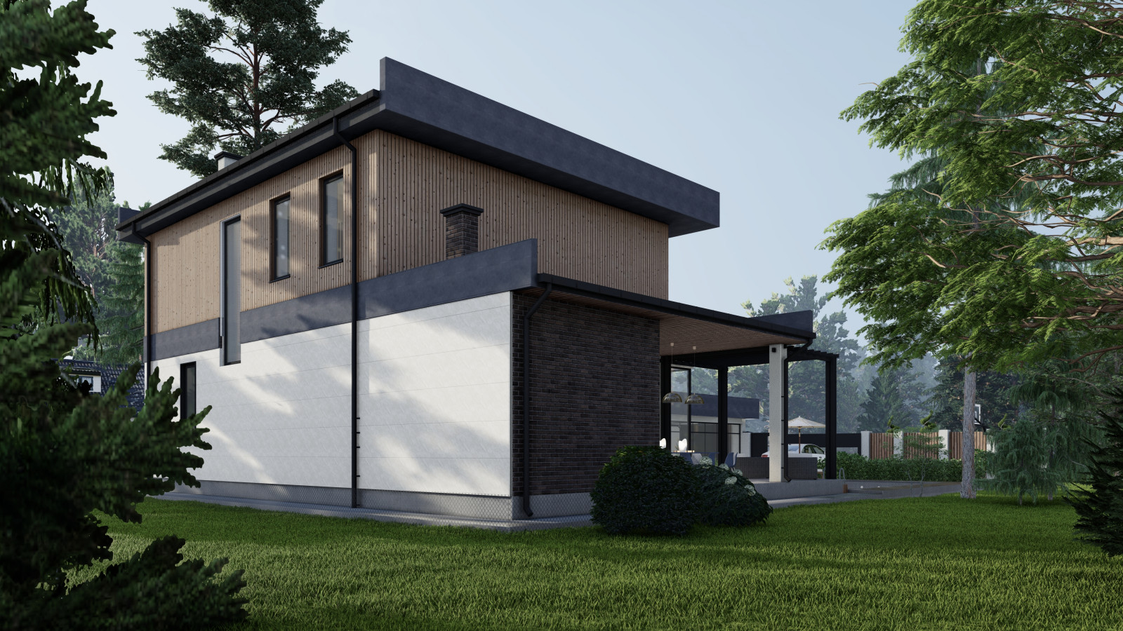 Дом в современном стиле.