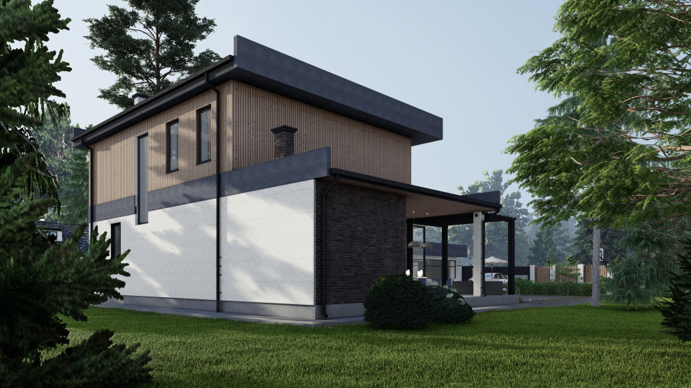 Дом в современном стиле.