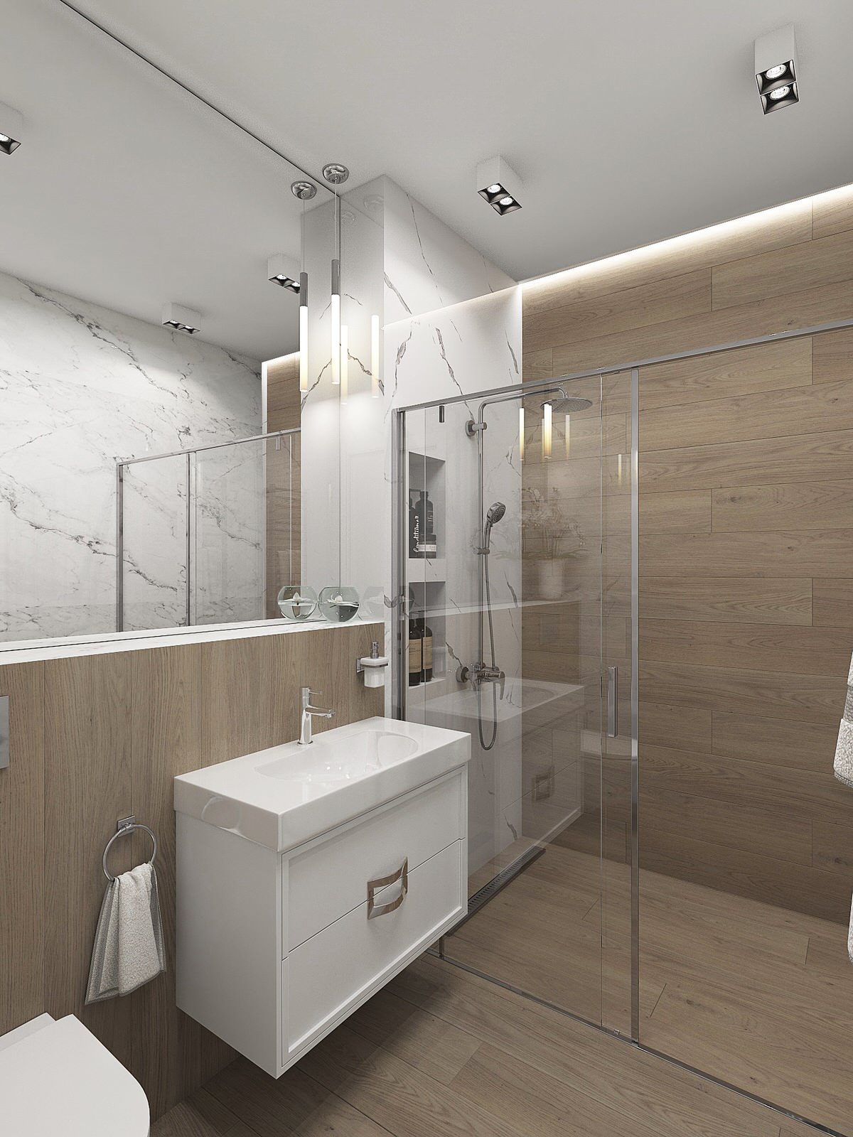 Проект в коттеджном посёлке Каменки