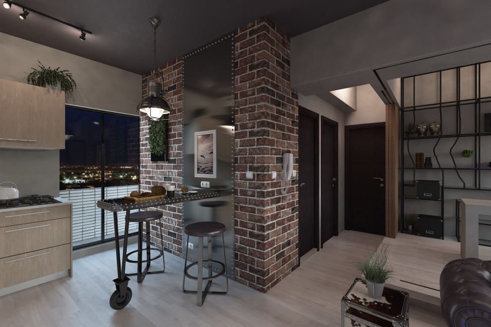 Визуализация мужского интерьера.